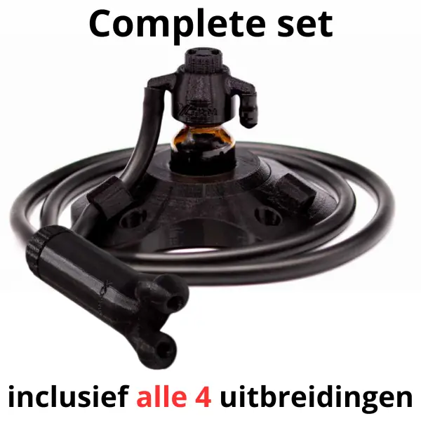 Banger Station Zwart compleet set